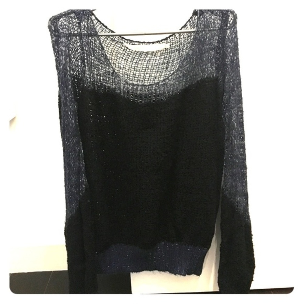 LF Navy/Black Sweater, Size Small